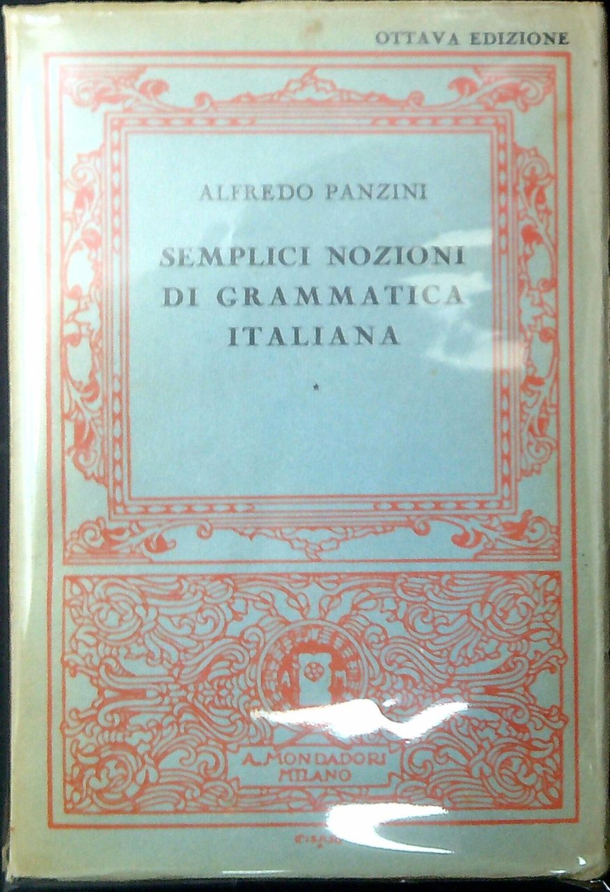 Semplici Nozioni Di Grammatica Italiana Con Esercizi Ed Esempi | Immagine principale