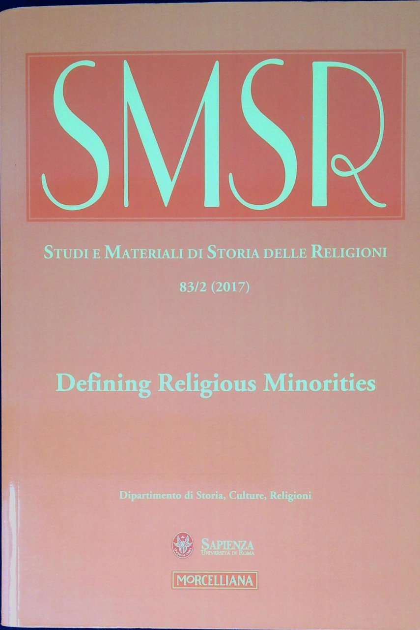 SMSR. Studi e materiali di storia delle religioni 83/2: Defining …