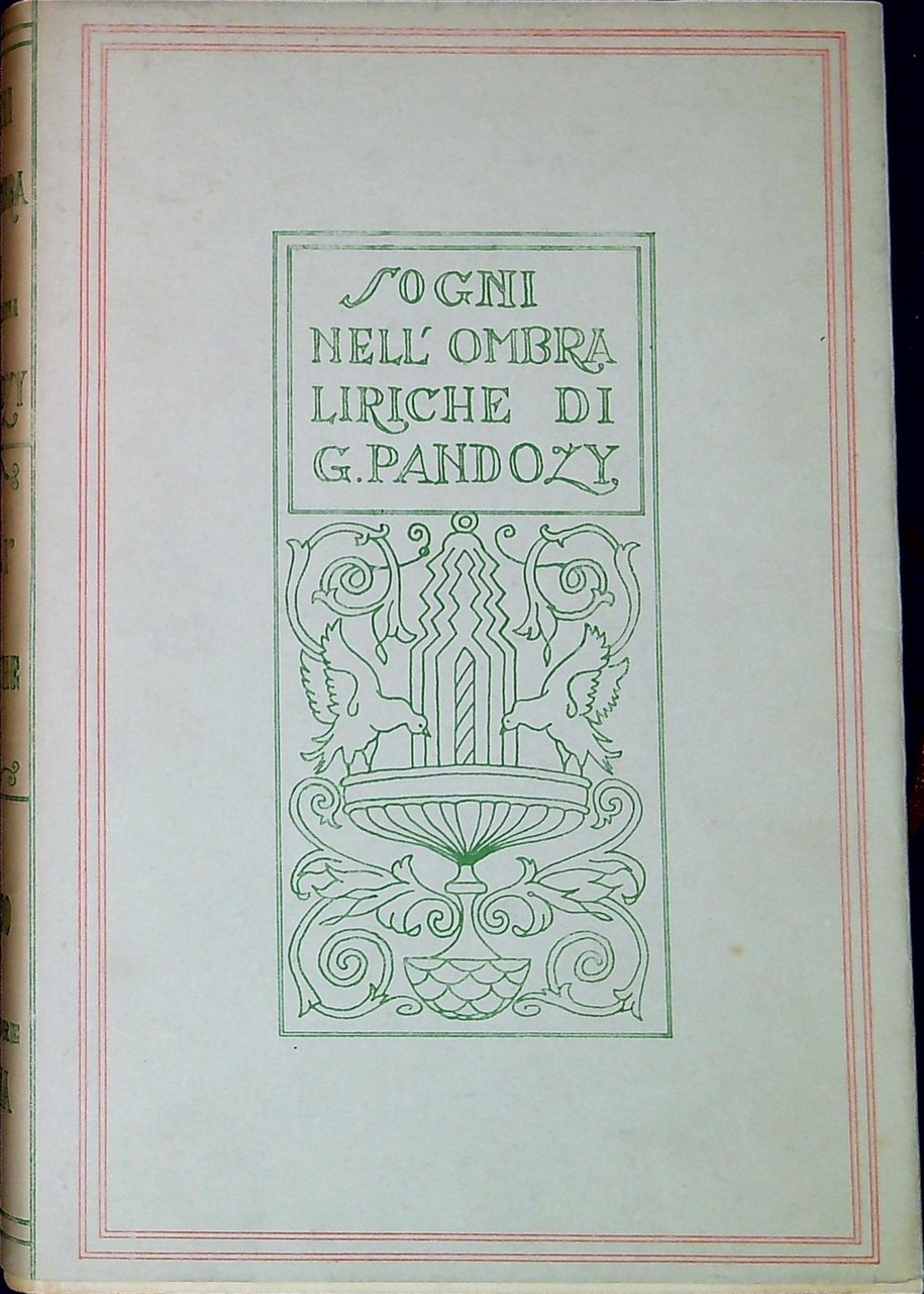Sogni nell'ombra : poesie