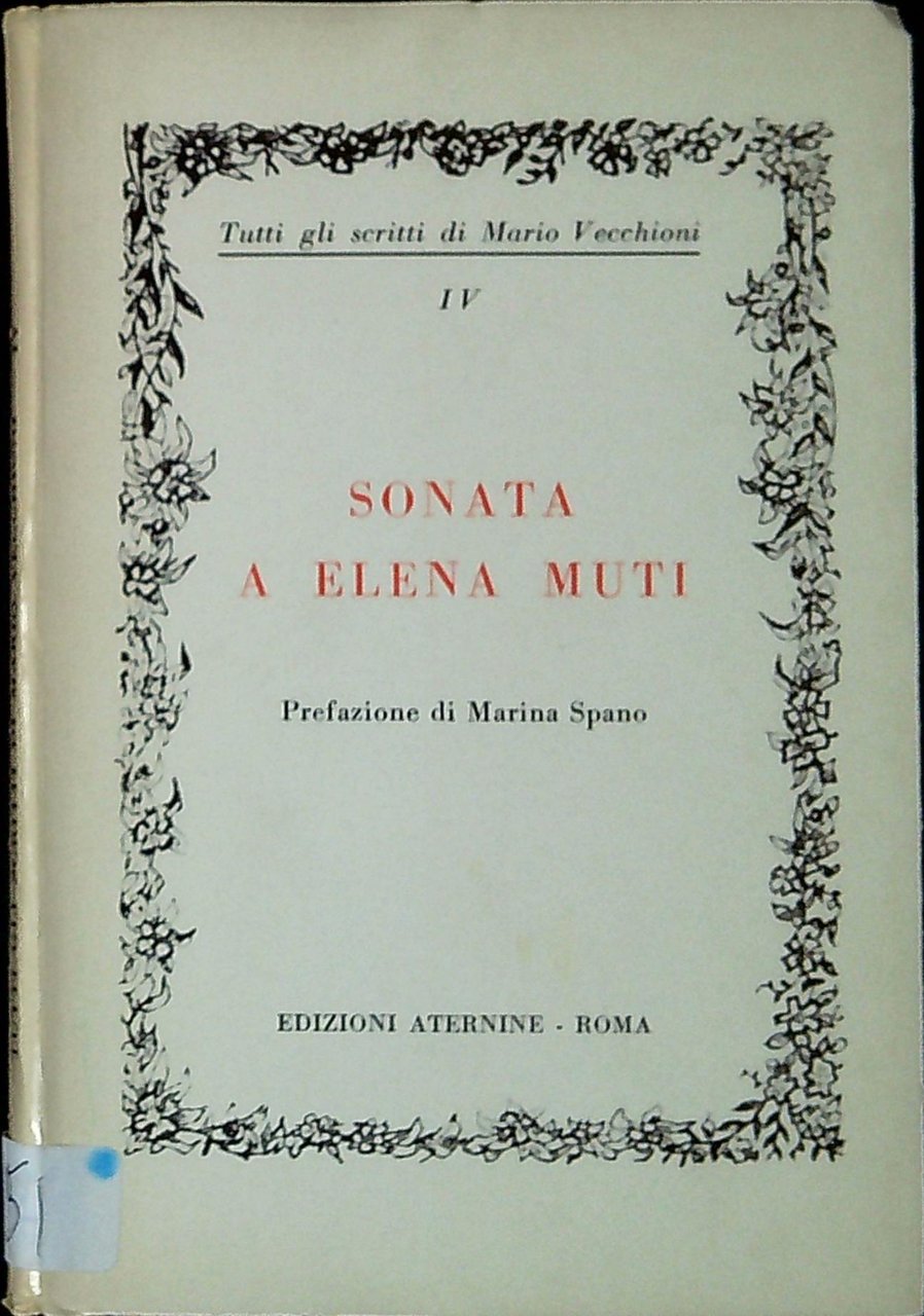 Sonata a Elena Muti | Immagine principale