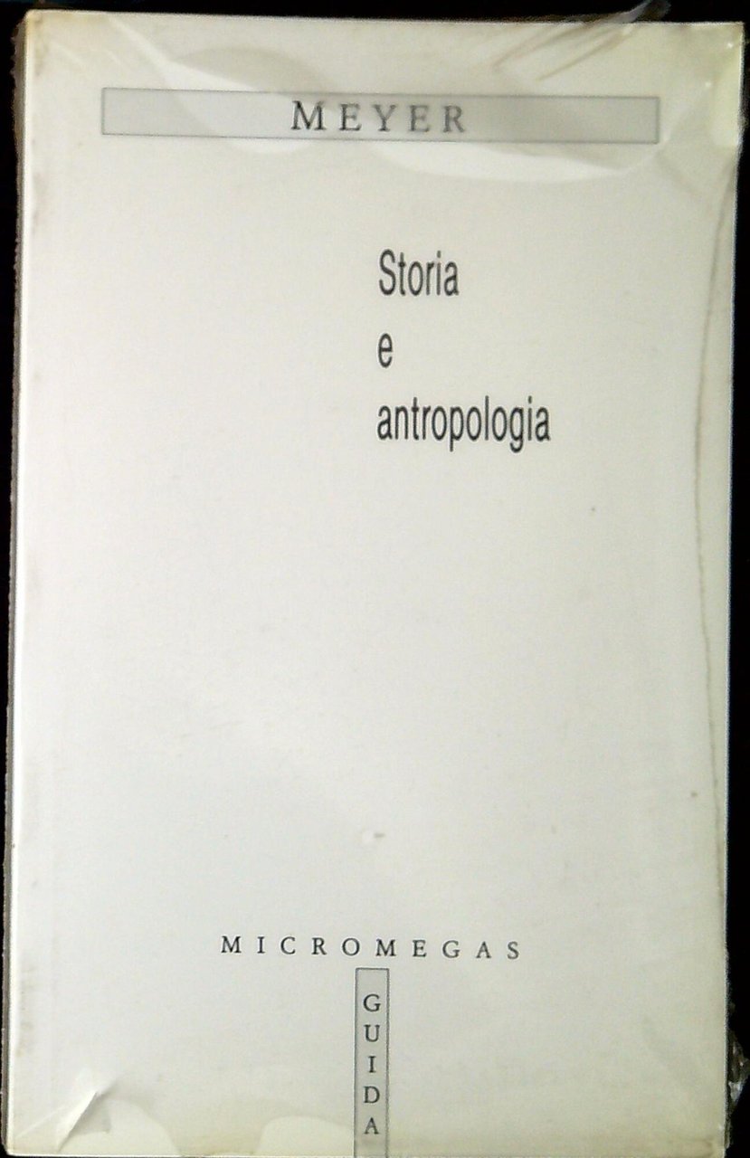 Storia ed antropologia