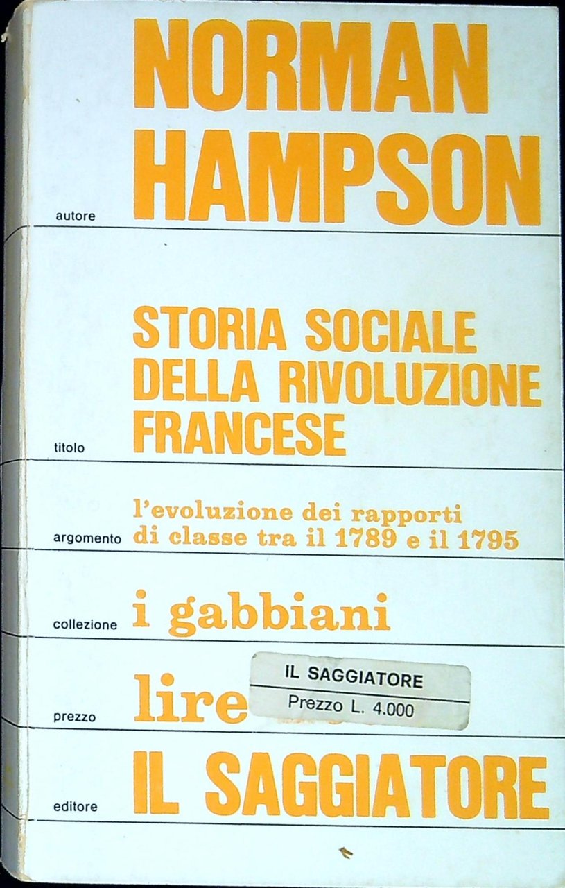 Storia sociale della Rivoluzione Francese