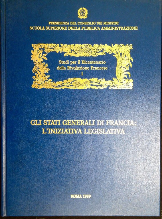 Studi per il Bicentenario della Rivoluzione francese Tre volumi