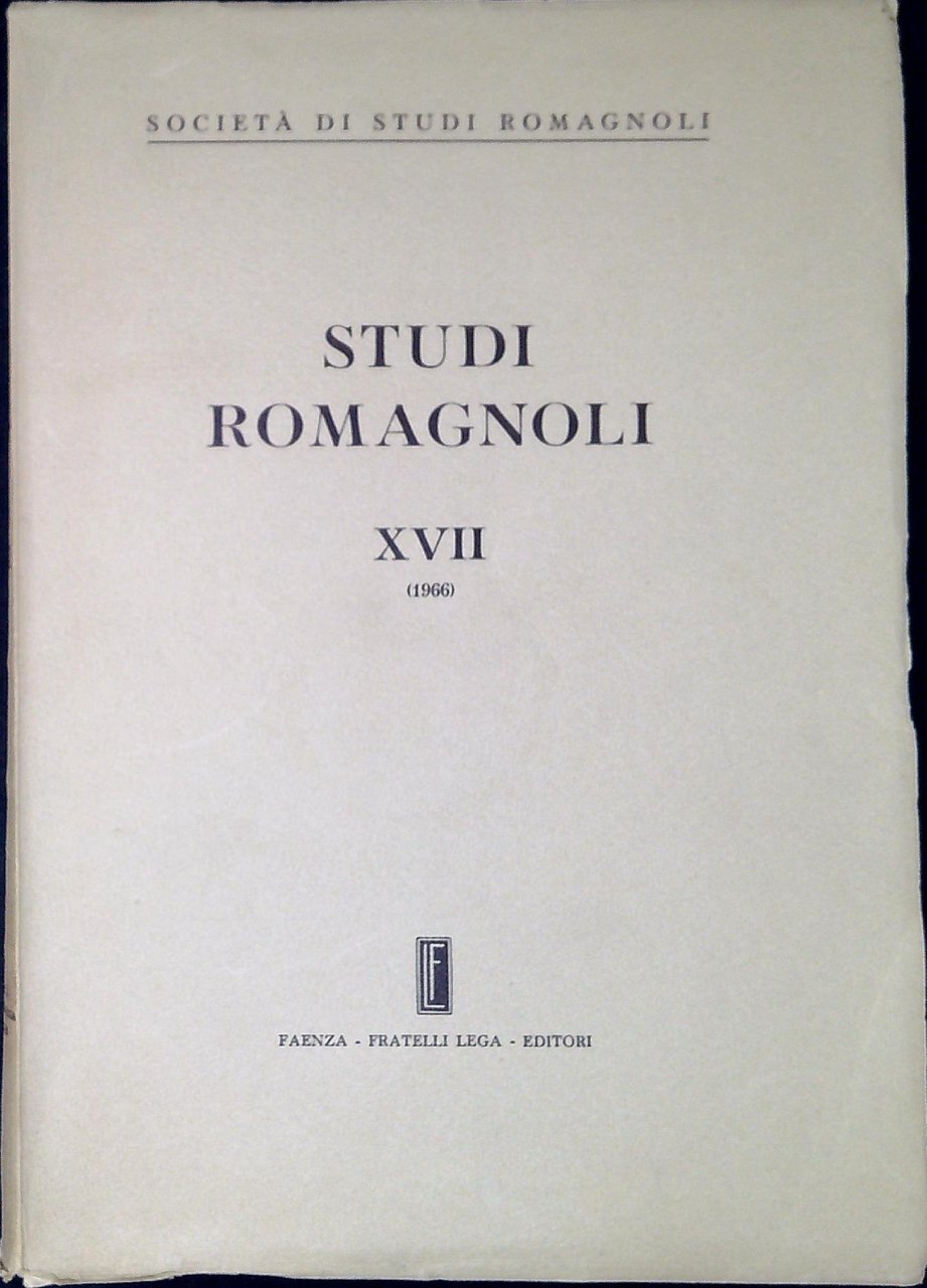 Studi romagnoli XVII (1966) | Immagine principale