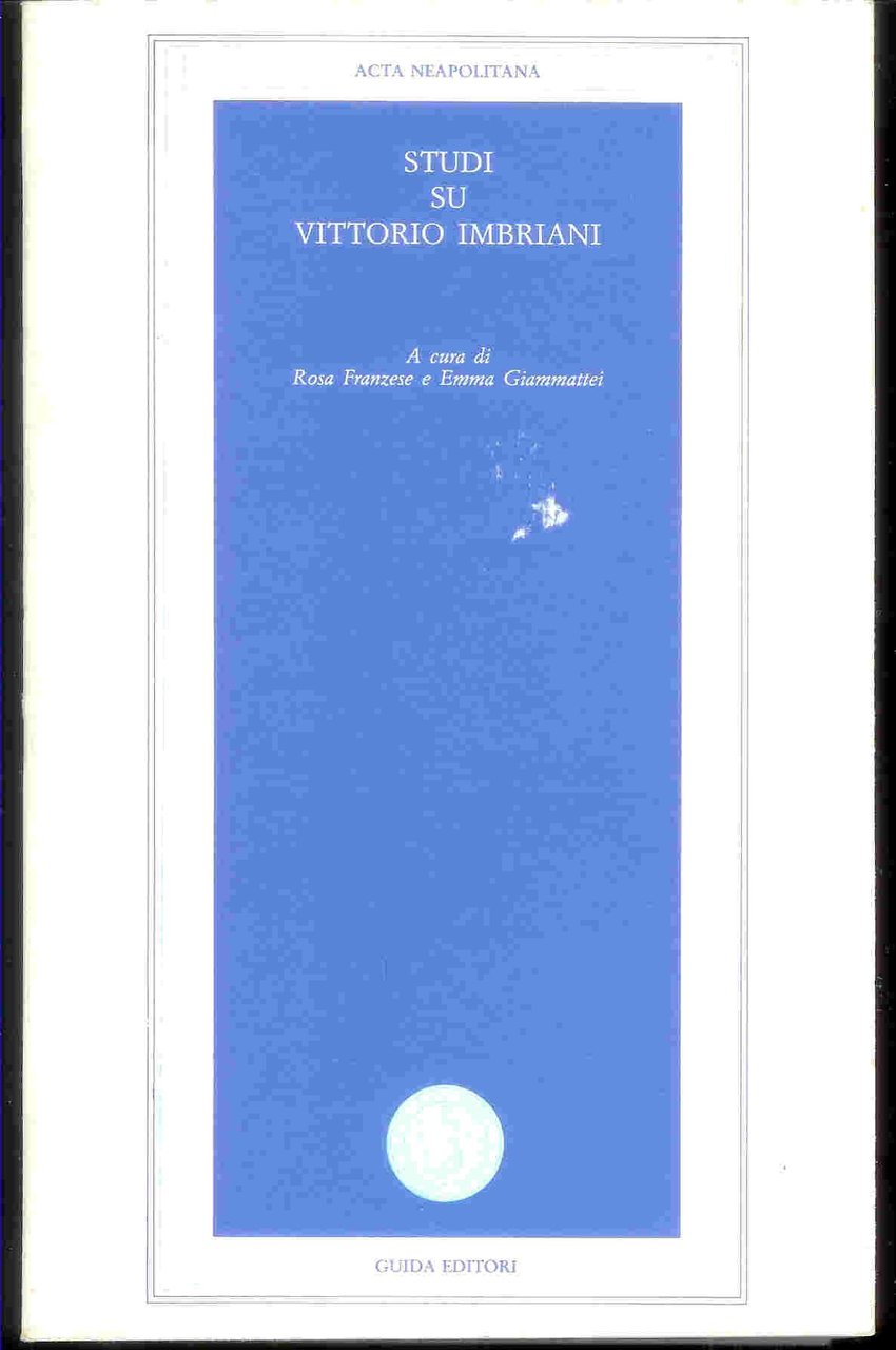 Studi su Vittorio Imbriani