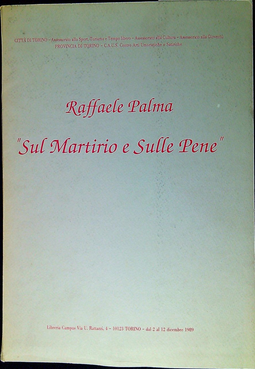 Sul martirio e sulle pene | Immagine principale