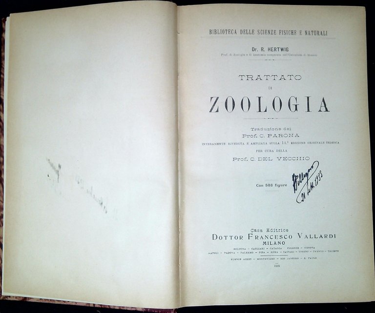 Trattato di zoologia