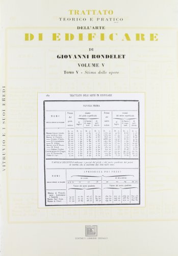 Trattato teorico e pratico dell'arte di edificare: 5