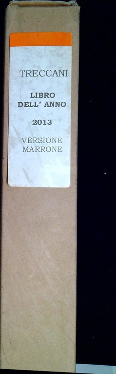 Treccani : il libro dell'anno 2013