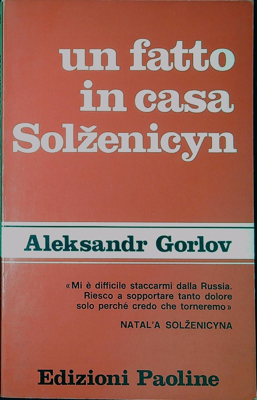 Un fatto in casa Solzenicyn | Immagine principale