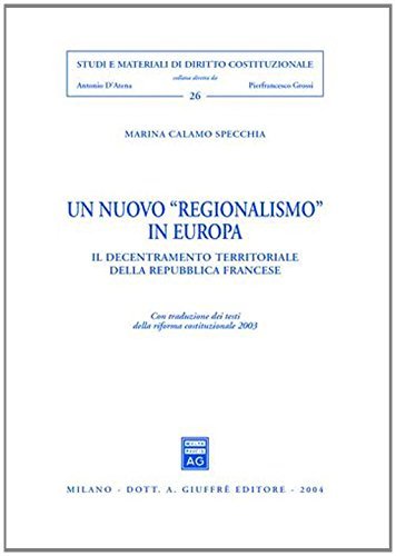 Un nuovo «regionalismo» in Europa