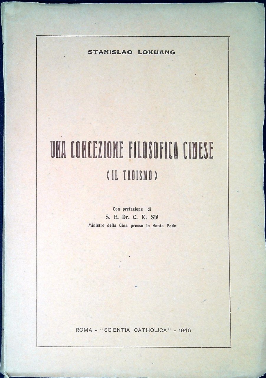 Una concezione filosofica cinese : il taoismo