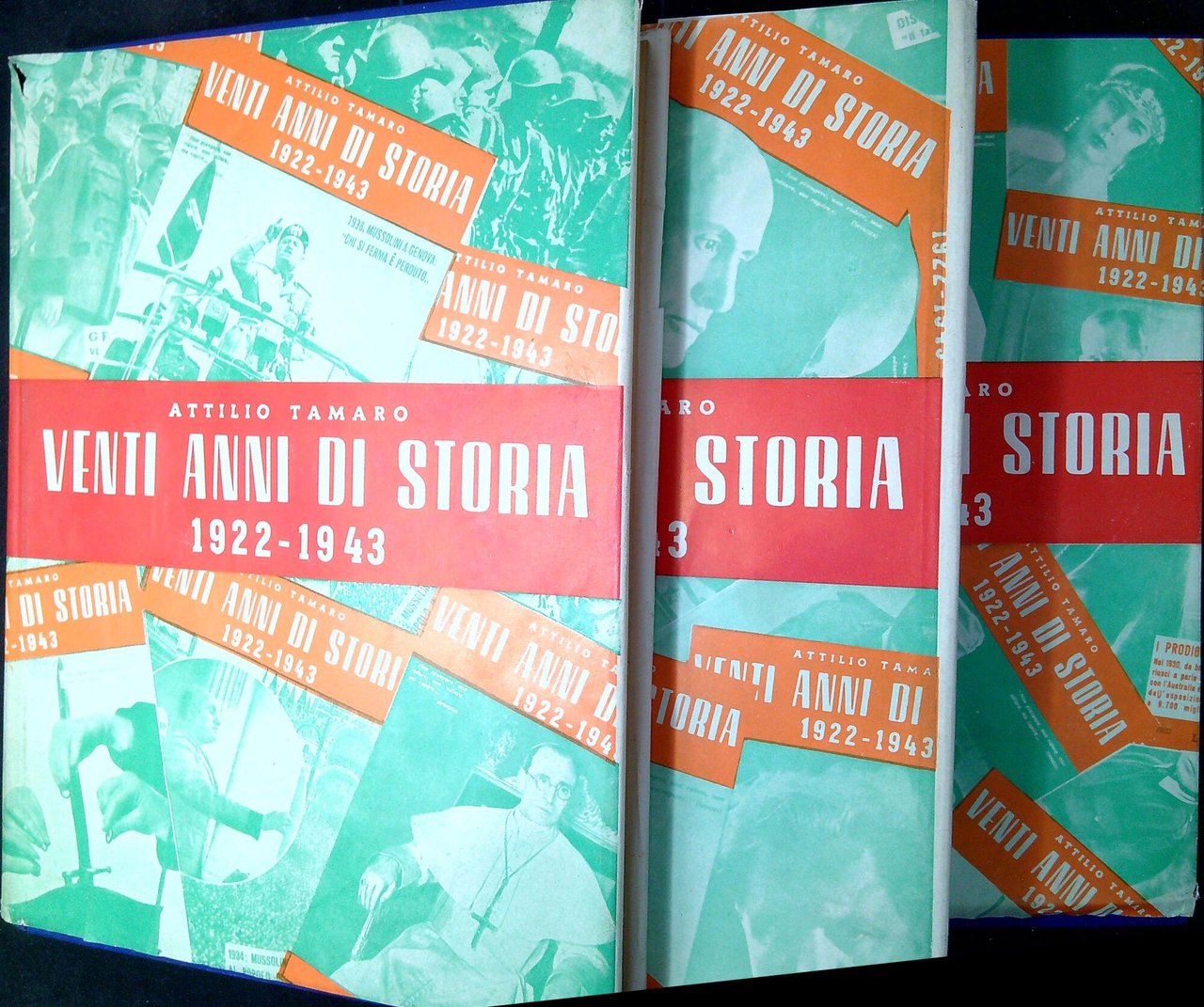 Venti anni di storia : 1922-1943. Tre volumi, opera completa | Immagine principale