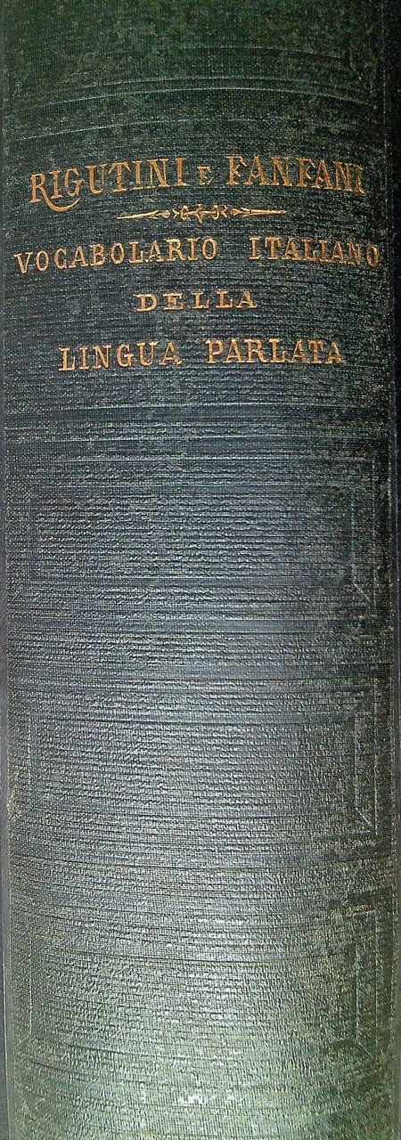 Vocabolario italiano della lingua parlata