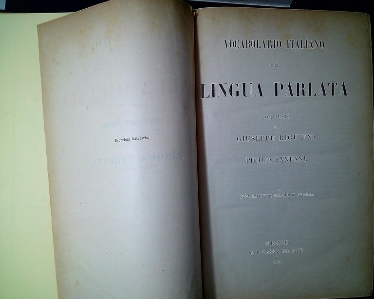 Vocabolario italiano della lingua parlata