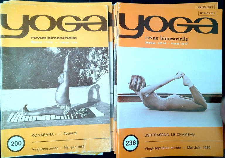 YOGA revue bimestrielle. Collezione dal n.10 al n.236