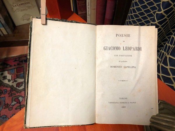 Poesie. Con prefazione del professor Domenico Capellina