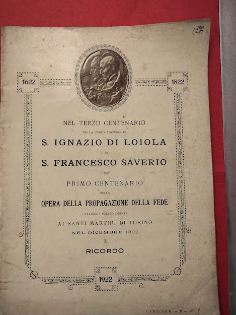 Nel terzo centenario della Canonizzazione di S. Ignazio di Loiola …