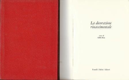 La decorazione rinascimentale