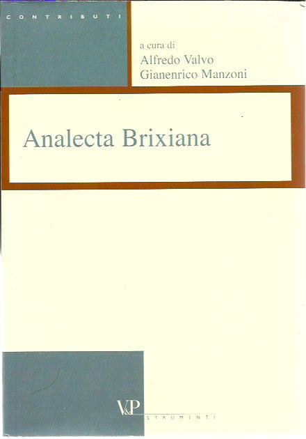 Analecta brixiana (Vol. 1)