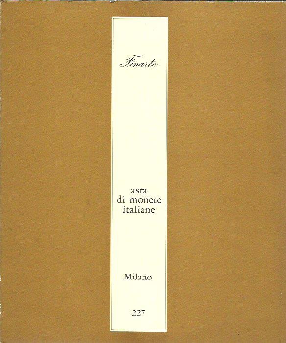 Asta di monete italiane, catalogo 227 1976