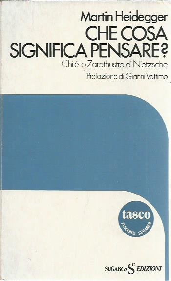 Che cosa significa pensare?