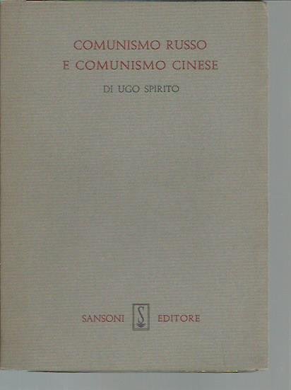 Comunismo russo e comunismo cinese