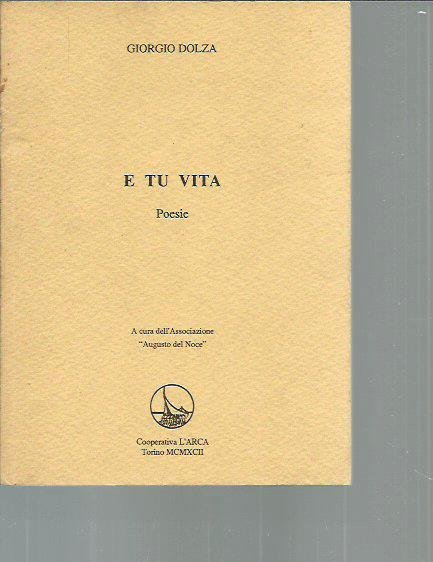 E tu vita - Poesie