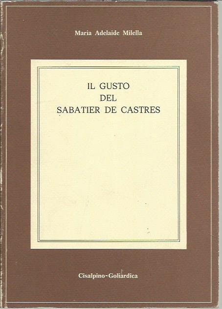 Il gusto del Sabatier de Castres