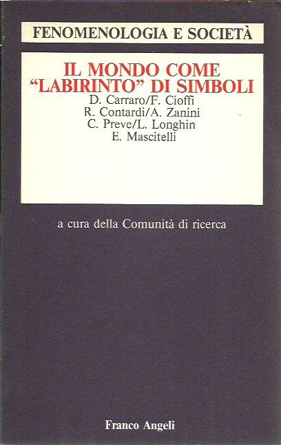 Il mondo come labirinto di simboli