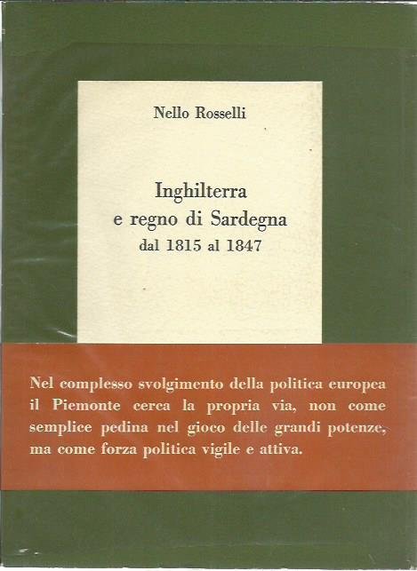 Inghilterra e Regno di Sardegna dal 1815 al 1847