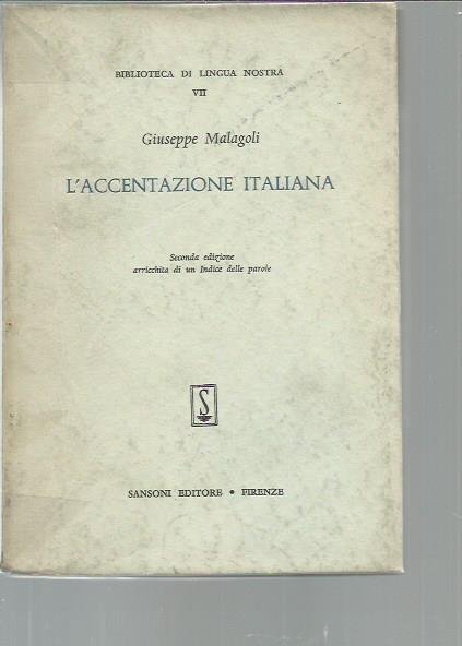 L'accentazione italiana