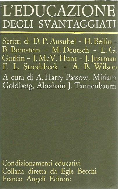 L'educazione degli svantaggiati
