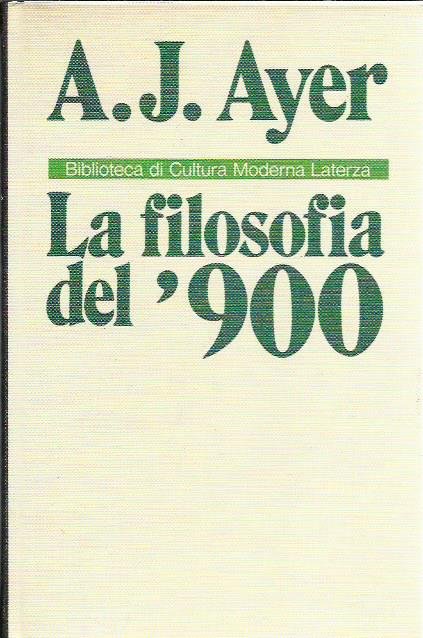 La filosofia del '900