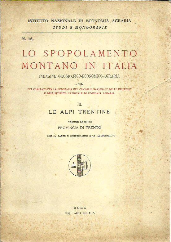 Lo spopolamento montano in Italia - Le Alpi Trentine trentine … | Immagine principale