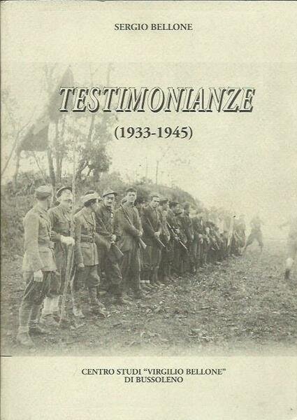 Testimonianze (1933-1945)