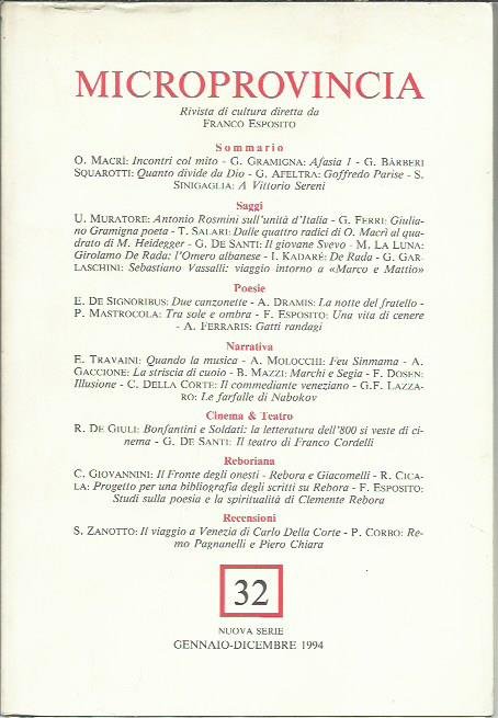 Microprovincia 32 | Immagine principale