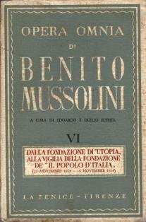 Opera Omnia di Benito Mussolini. Vol. VI