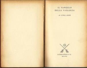 Il vangelo della violenza