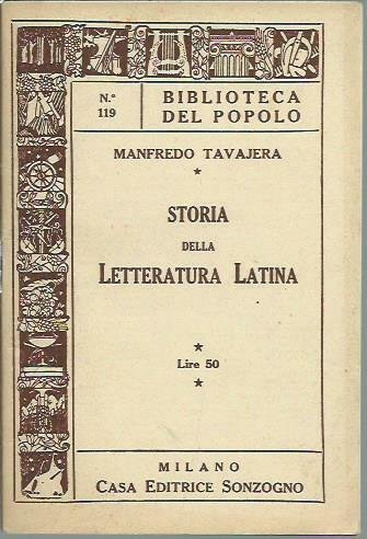 Storia della letteratura latina