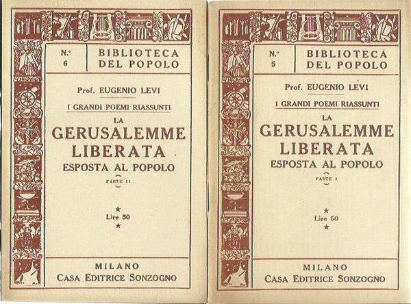 La Gerusalemme Liberata esposta al popolo (2 volumi)