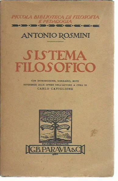 Sistema filosofico