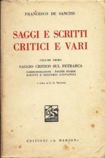 Saggi e scritti critici e vari