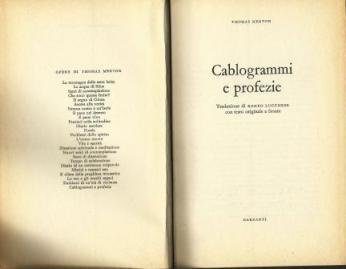 Cablogrammi e profezie