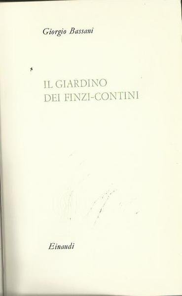 Il giardino dei Finzi Contini