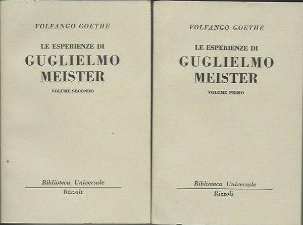 Le esperienze di Guglielmo Meister