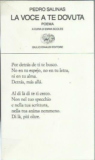 La voce a te dovuta