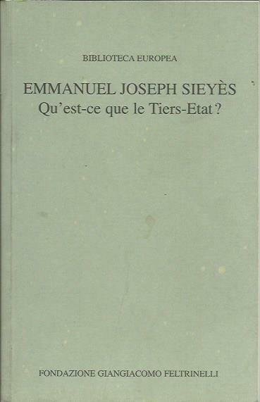 Qu'est-ce que le Tiers-Etat?