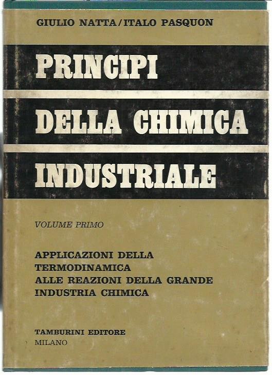 Principi della chimica industriale - Volume primo