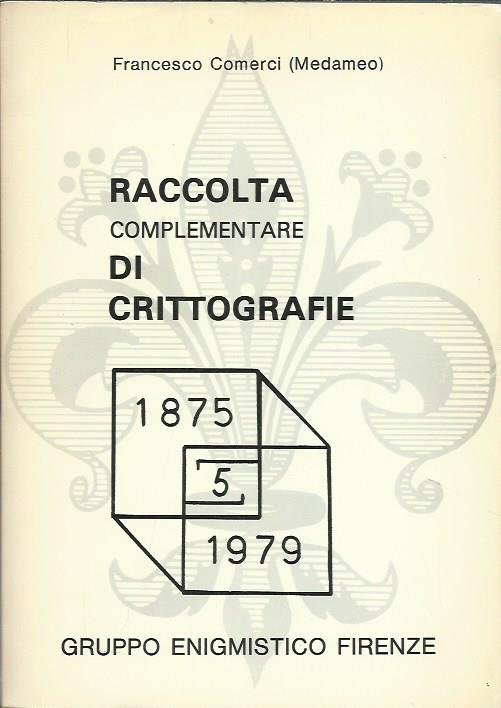 Raccolta complementare di crittografie (1875-1979) 5 | Immagine principale